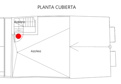 planta cubierta puerta