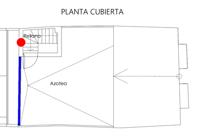 planta cubierta ventana barandilla