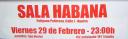 Cartel Concierto Avalanch en La Habana